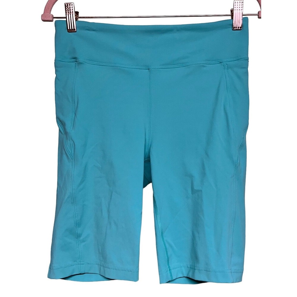 Lululemon On Pace Short 10" Washed Marsh Bike Shorts Women’s Size 10